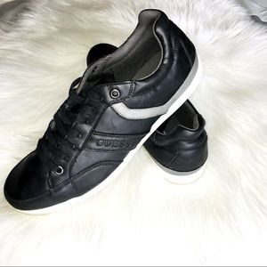 🆕 Guess Men’s Jaystone Leather Sneakers Black 11.5 US